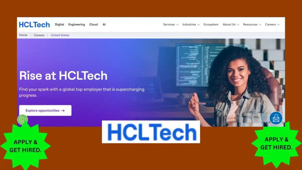 Global IT Jobs with HCL Tech. Apply Now.