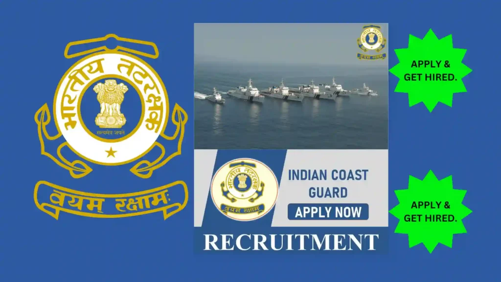 Indian Coast Guard Recruitment 2024.