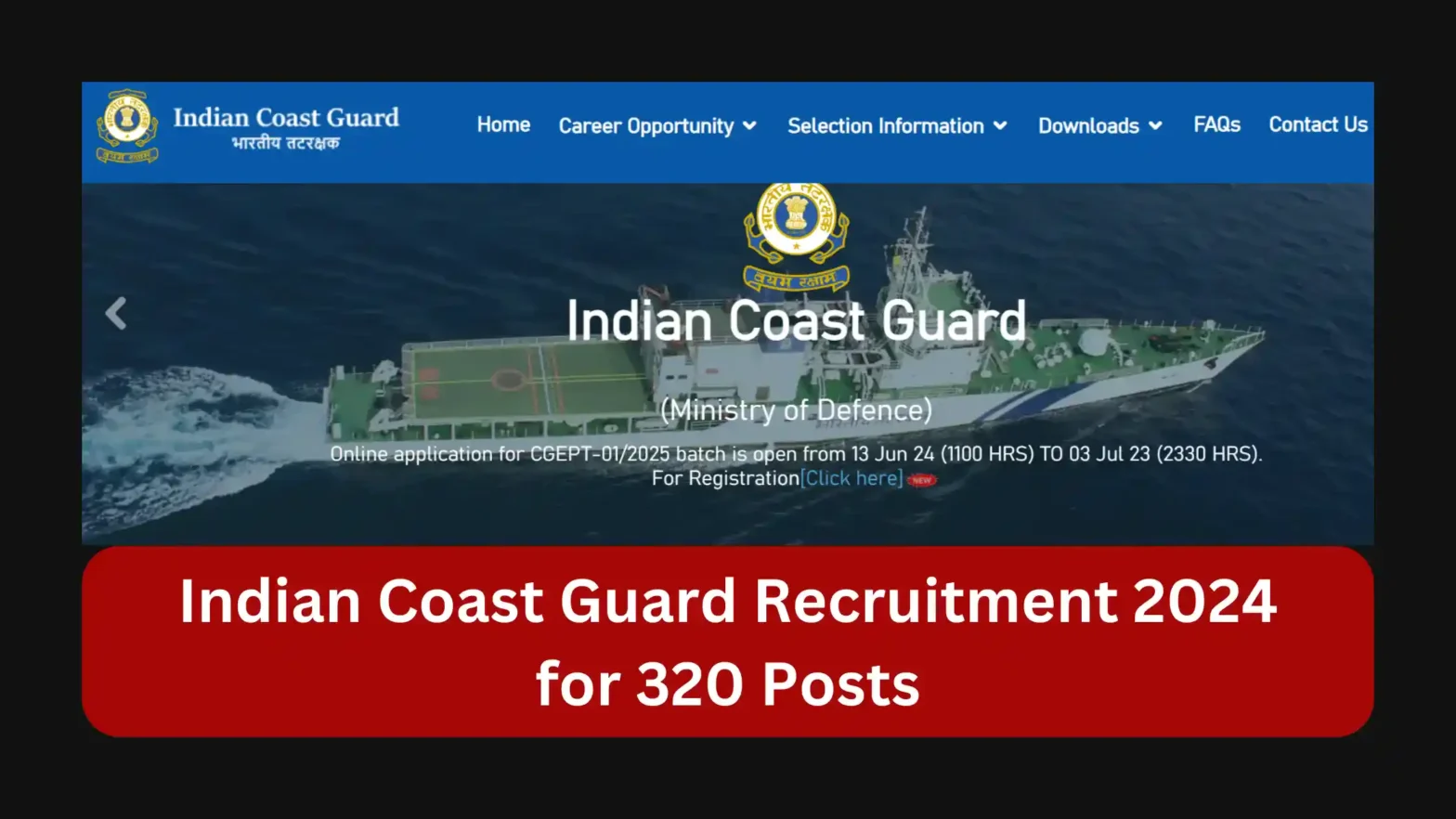 Indian Coast Guard Recruitment 2024..